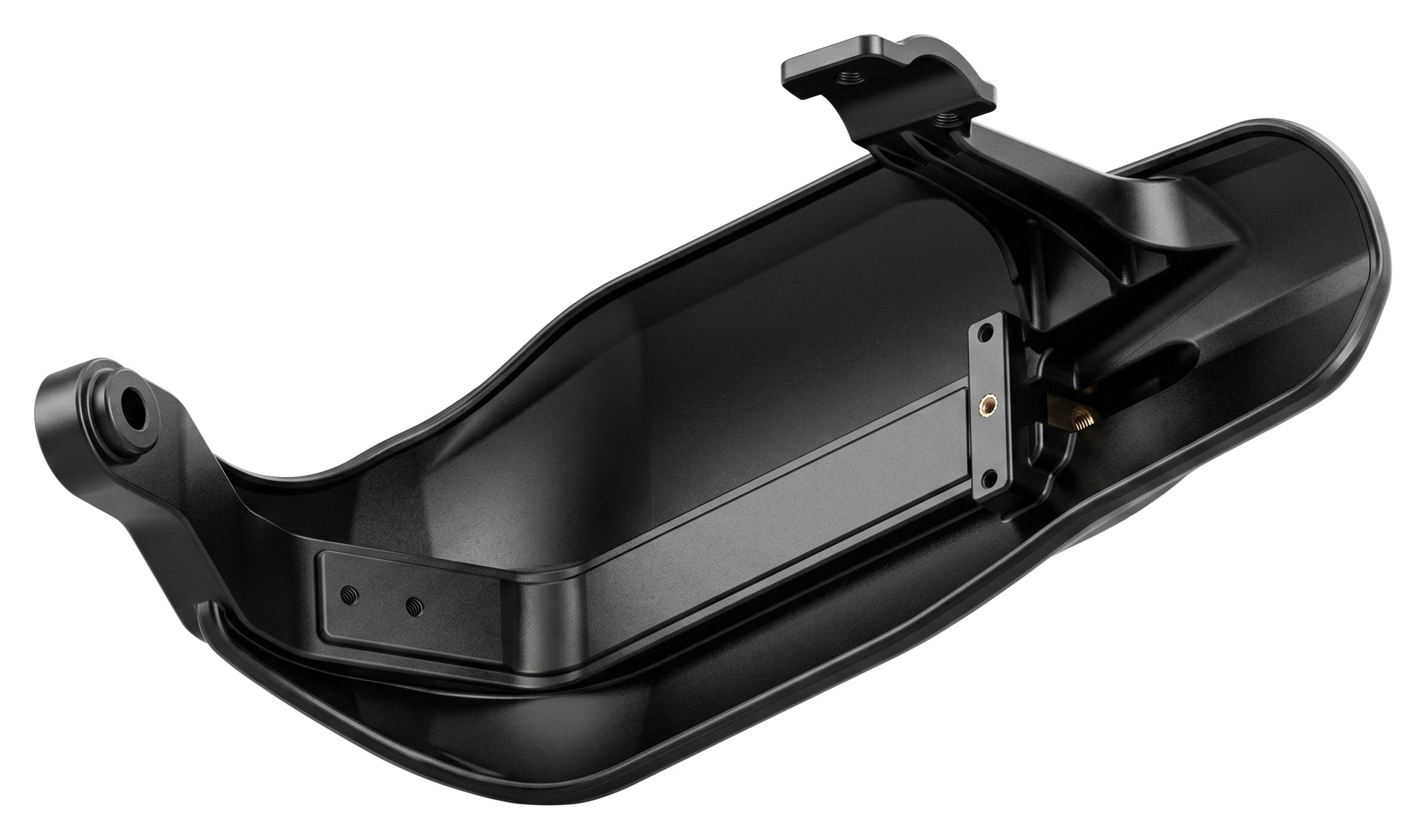 Handguard inner face showing the LED module housing and mounting arm