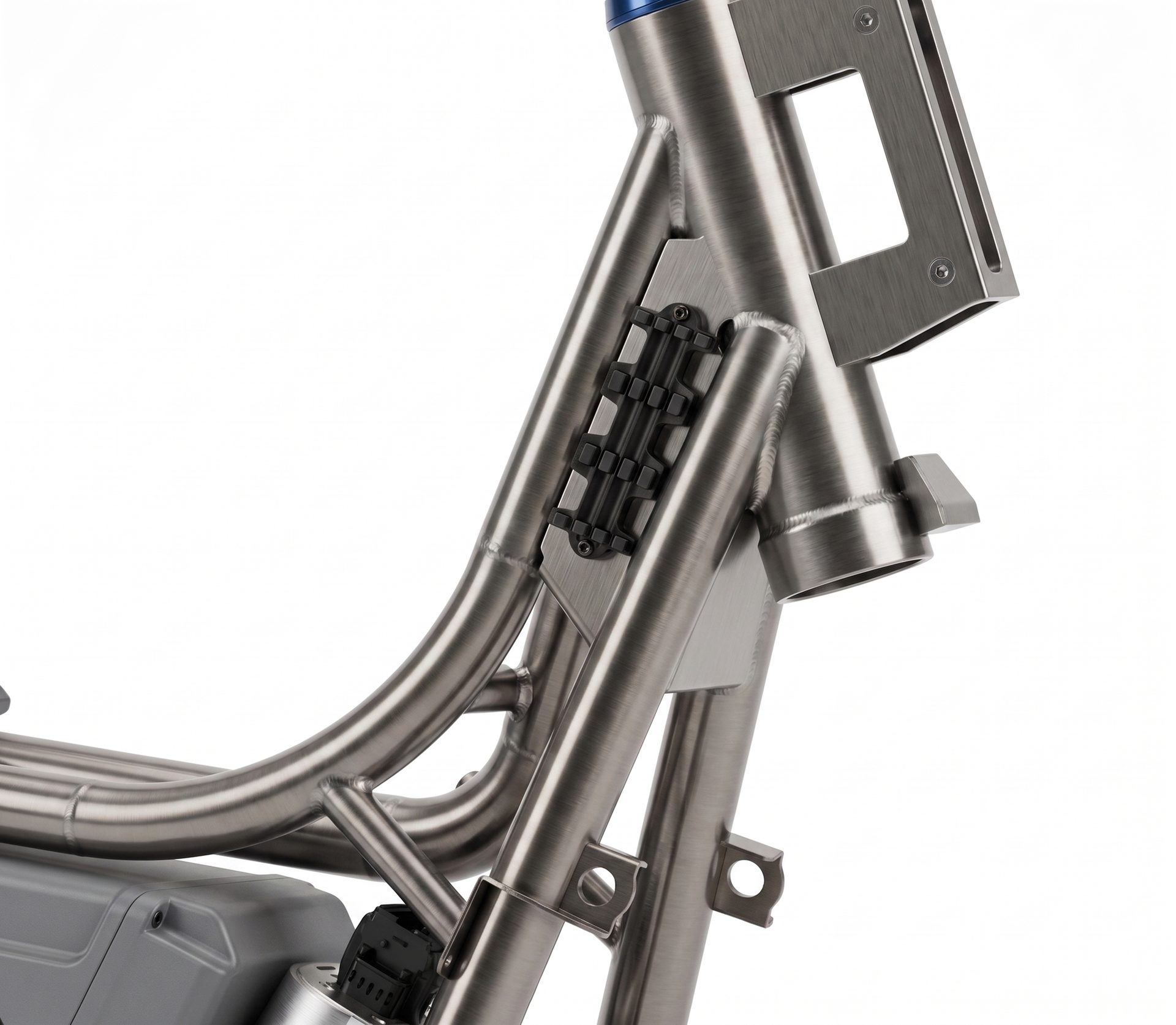 Render of the frame with the wire holder mounted on it