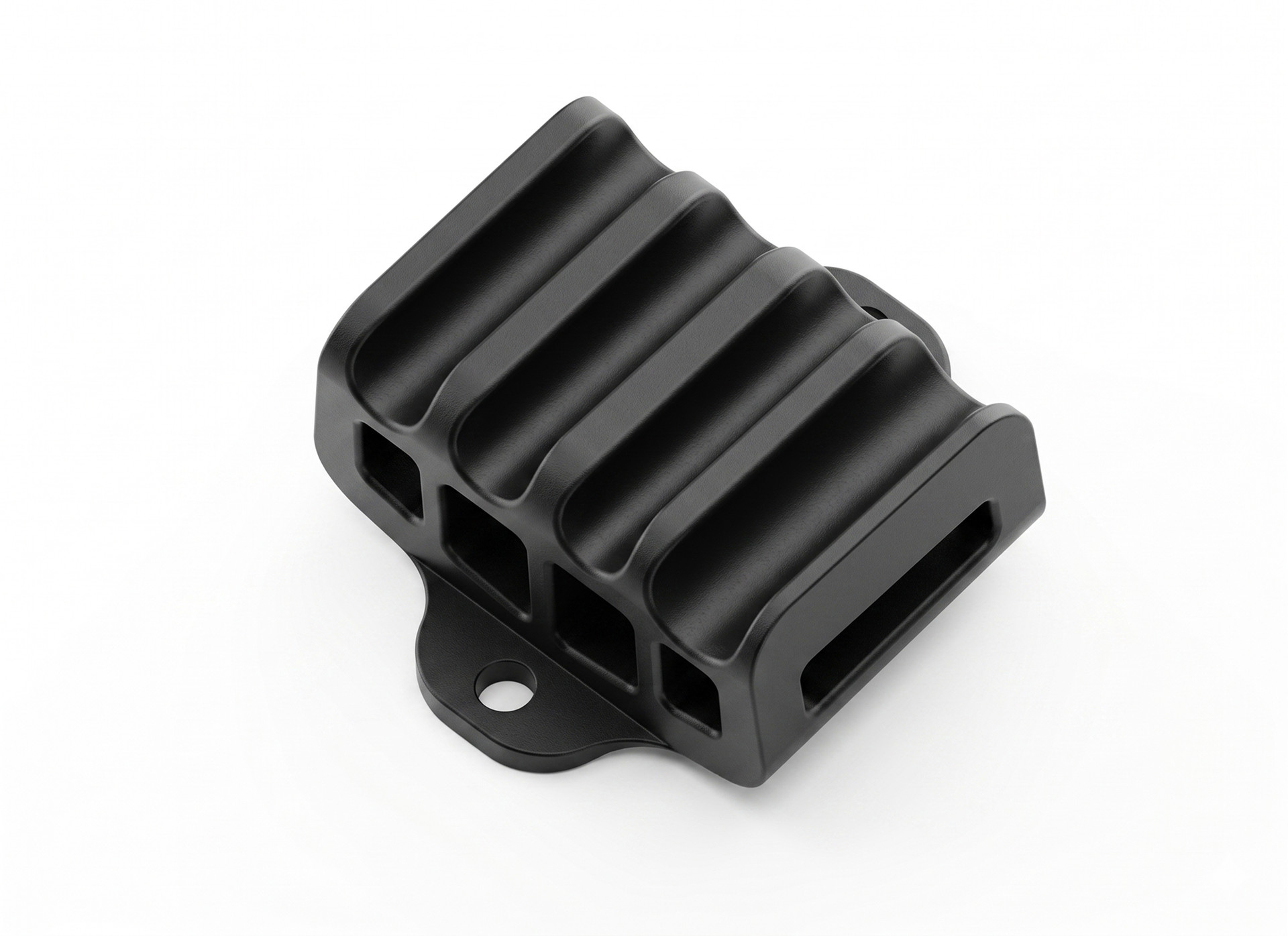 Product render of the front fork wire holder