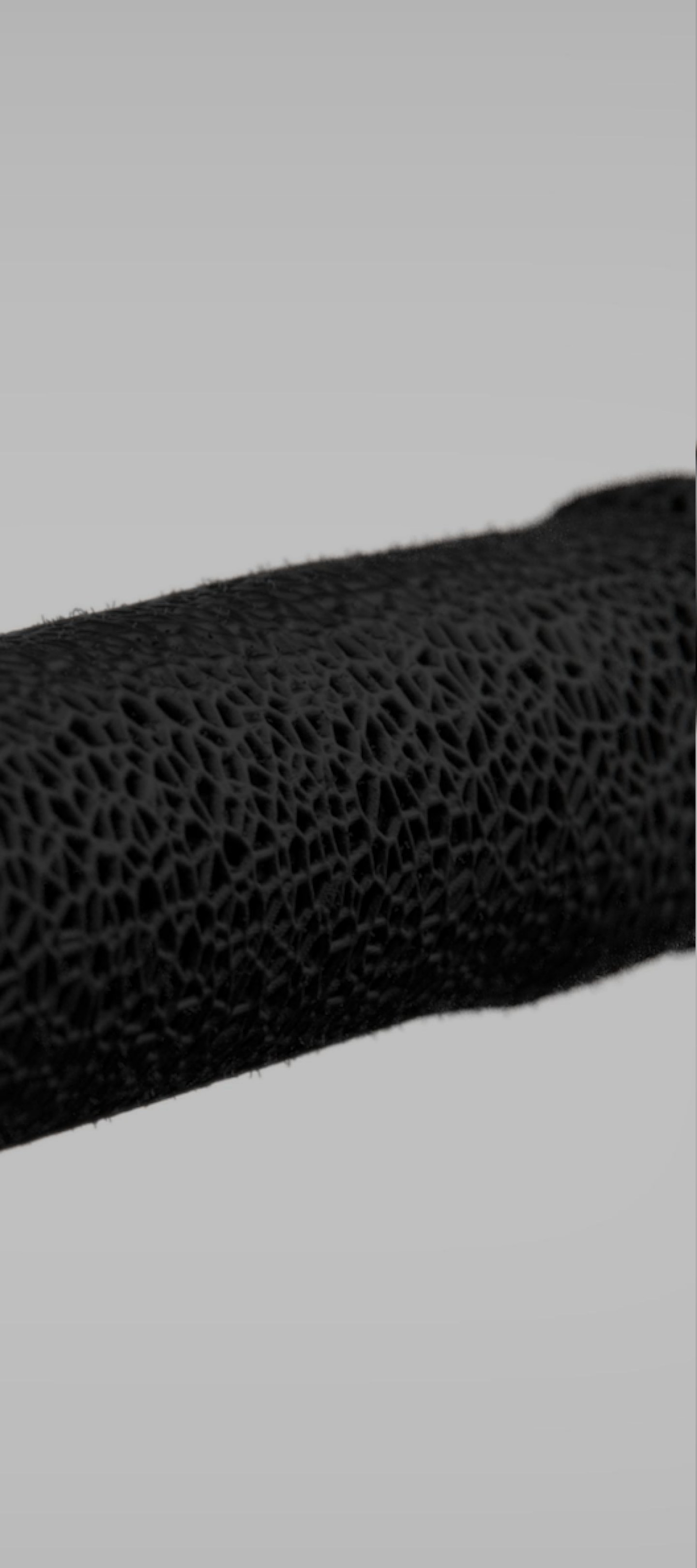 Voronoi lattice surface on the handlebar grip